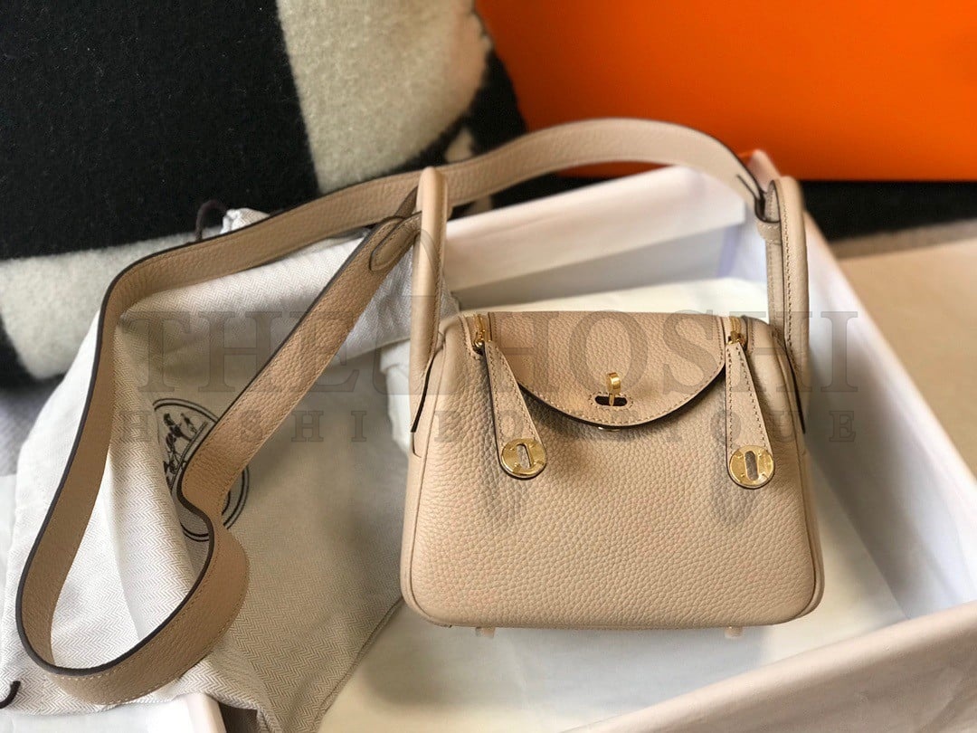 H**me5 Lindy Mini Bag In Trench Clemence Leather GHW Master Quality