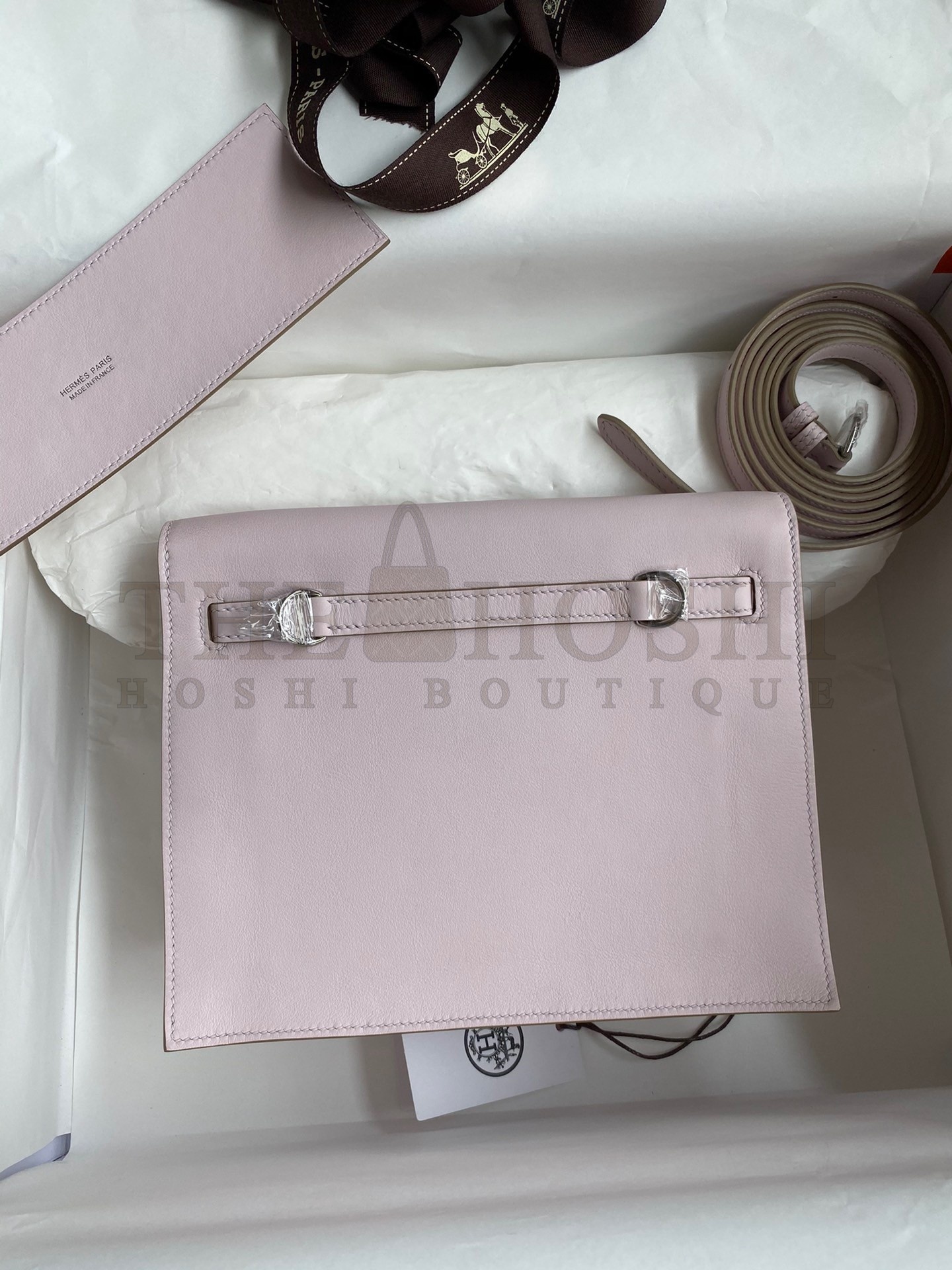 H**me5 Kelly Danse II Bag In Mauve Pale Evercolor Calfskin Master Quality