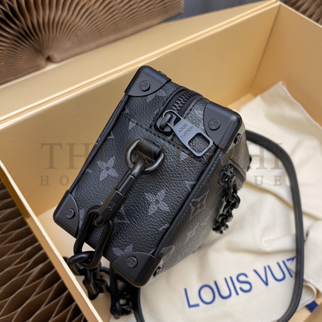 L0vis Vvtt0n LV Men Mini Soft Trunk Bag Monogram Eclipse Coated Canvas Master Quality