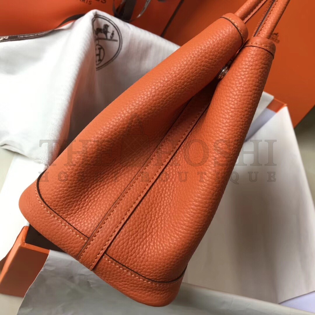 H**me5 Orange Clemence Garden Party 30cm Handmade Bag Master Quality
