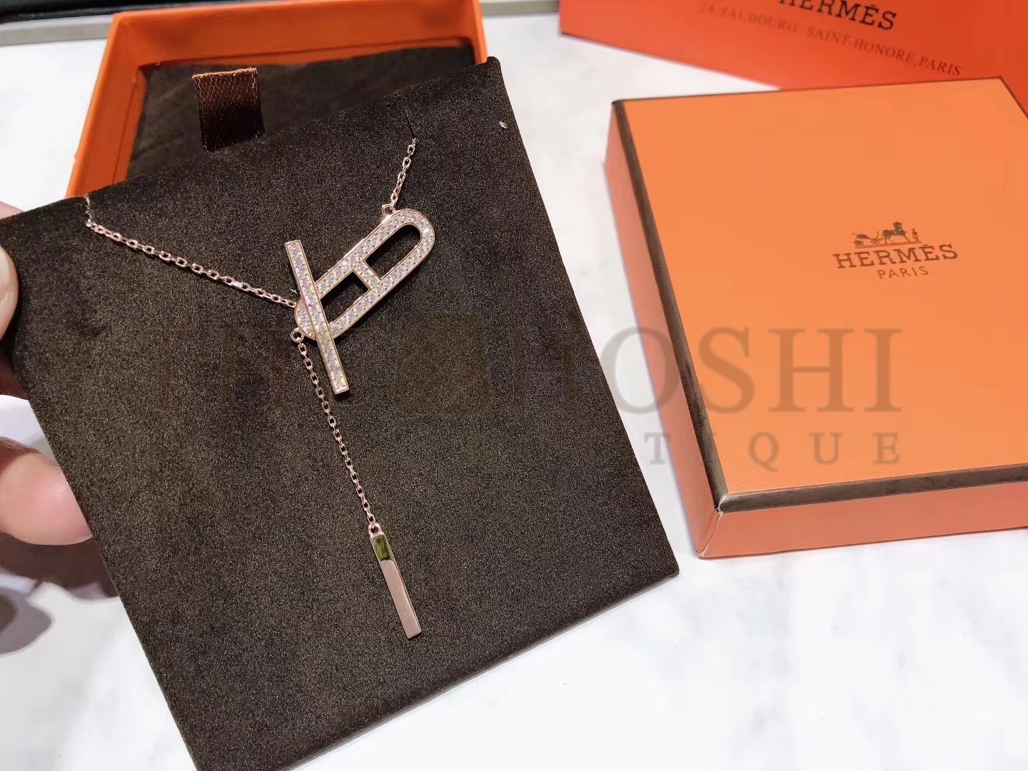 H**me5 Pig Nose Necklace with D1am0nds Master Quality