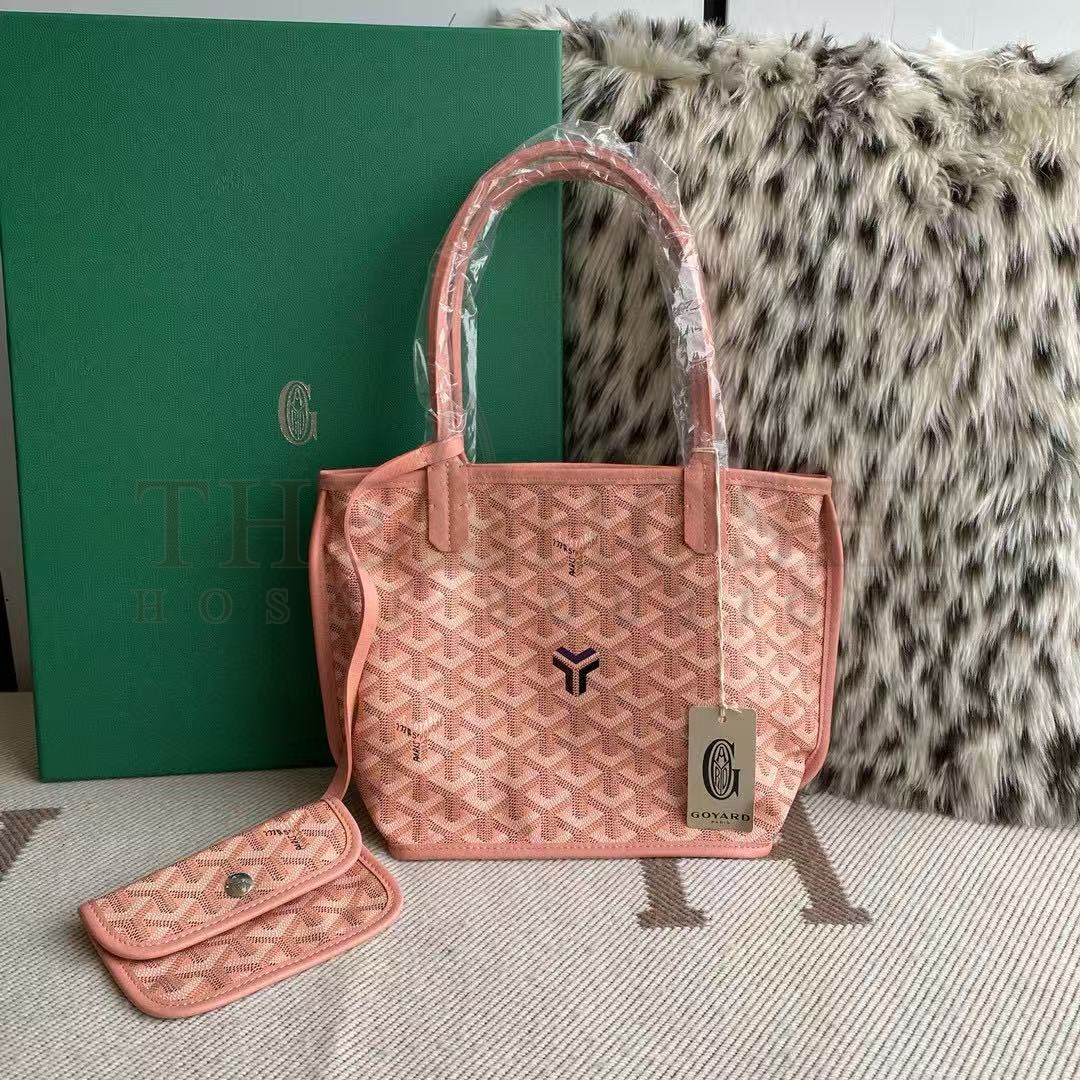 G09ard Anjou Tote  Double-sided use  leather Inside bag  Mini size：20cm Master Quality