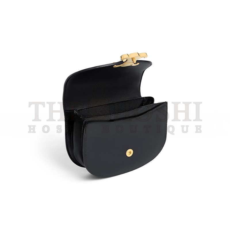 CELIN MINI BESACE CLEA IN SHINY CALFSKIN 10L063ETZ.38NO (15.5*11.5*5cm) Master Quality