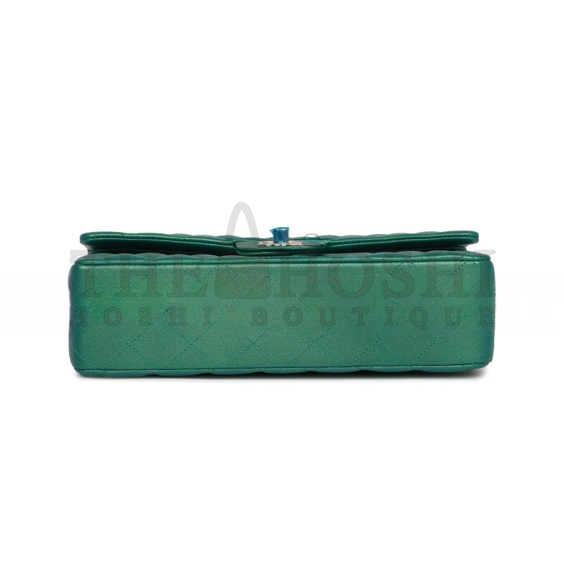 Ch**el IRIDESCENT MEDIUM DOUBLE FLAP 11065427 (25*15*6cm) Master Quality