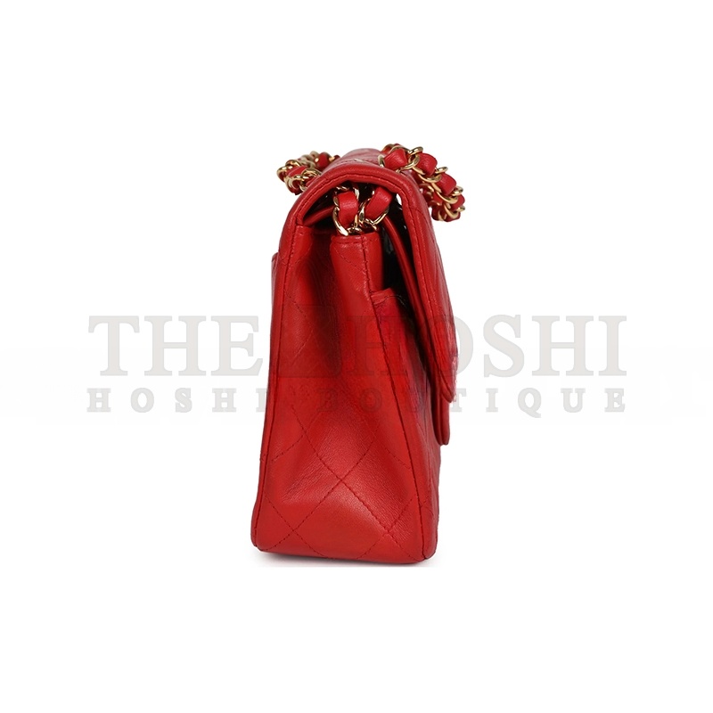 Ch**el SMALL CLASSIC DOUBLE FLAP RED 1190960 (23*15*6.5cm) Master Quality
