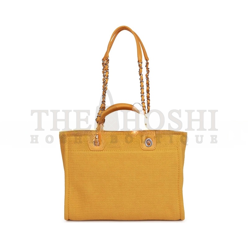 Ch**el MIXED FIBERS SMALL DEAUVILLE TOTE 1100412 (39*24*17cm) Master Quality