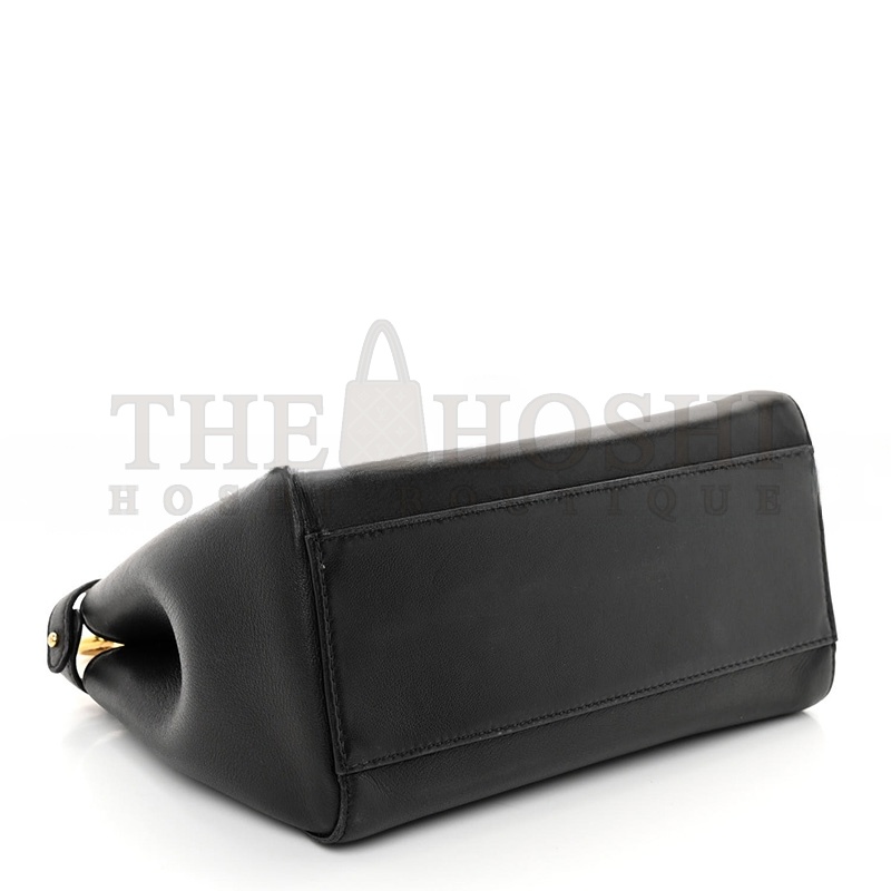 F**di FF NAPPA MINI PEEKABOO ICONIC SATCHEL BLACK (23*18*11cm) Master Quality