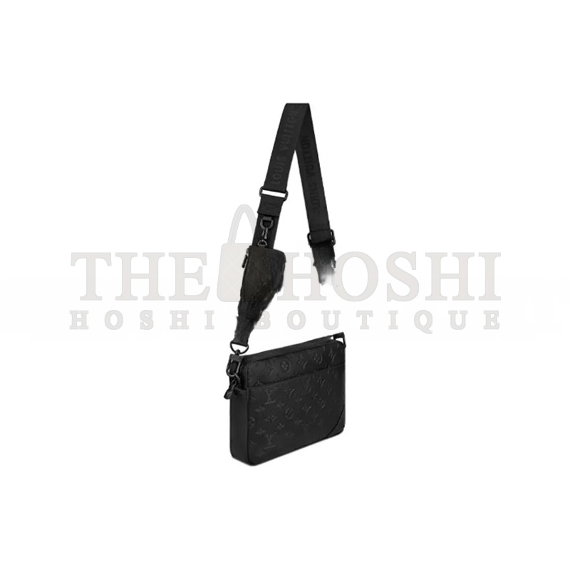 L0vis Vvtt0n EMBOSSED LEATHER AND COWHIDE MESSENGER BAG SHOULDER CROSSBODY BAG M46602 (25*18.5*7cm) Master Quality
