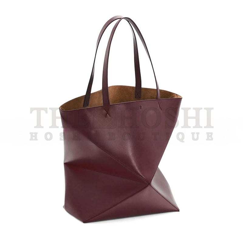 L0ew* XL PUZZLE FOLD TOTE IN SHINY CALFSKIN B933Q18X01 (42*41*18cm) Master Quality