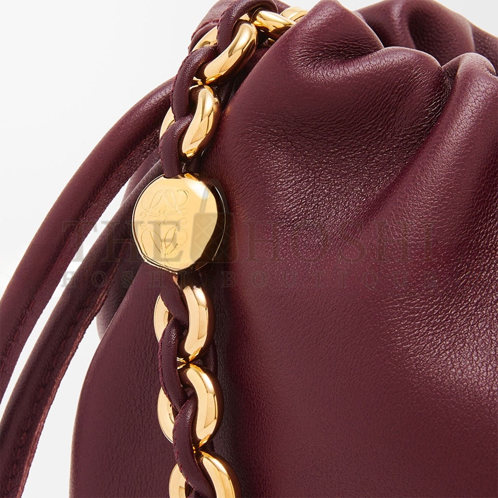L0ew* FLAMENCO PURSE BUCKET IN MELLOW NAPPA LAMBSKIN 0011054665 (32*24*17cm) Master Quality