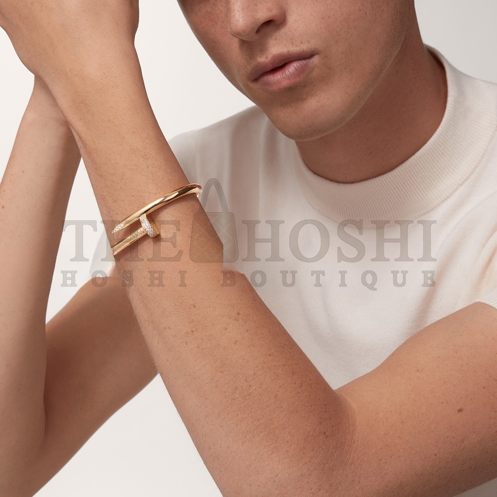Ca*t1er  JUSTE UN CLOU BRACELET, MEDIUM MODEL N6721517 Master Quality