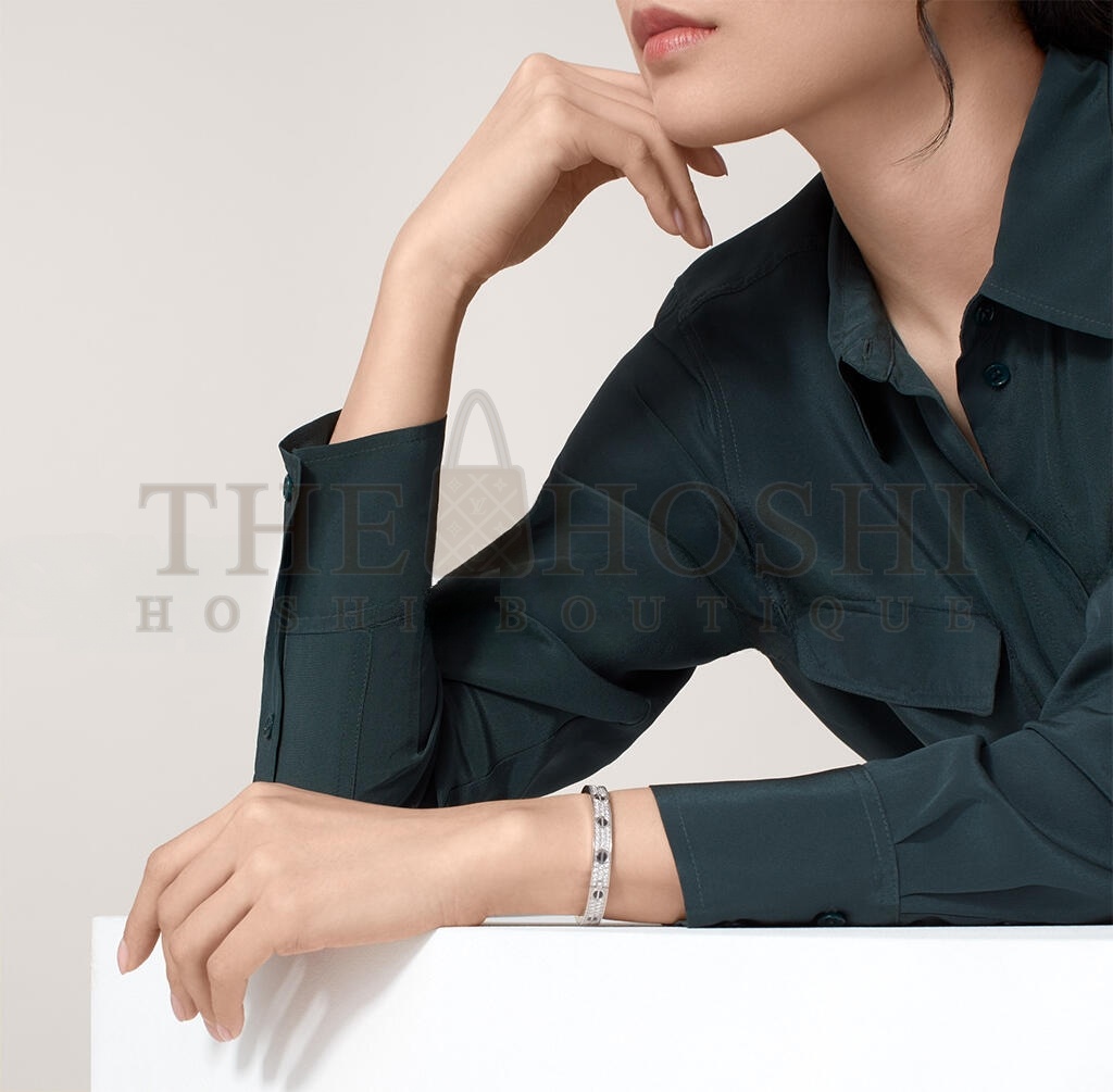 Ca*t1er  LOVE BRACELET, D1am0nd-PAVED, CERAMIC N6032417 Master Quality