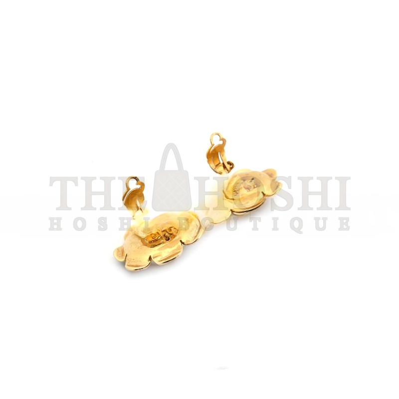 Ch**el CAMELLIA PEARL EARRINGS Master Quality