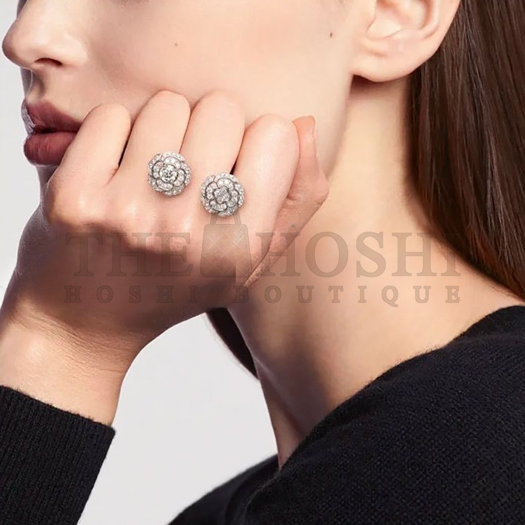 Ch**el BOUTON DE CAMÉLIA RING  J11810 Master Quality