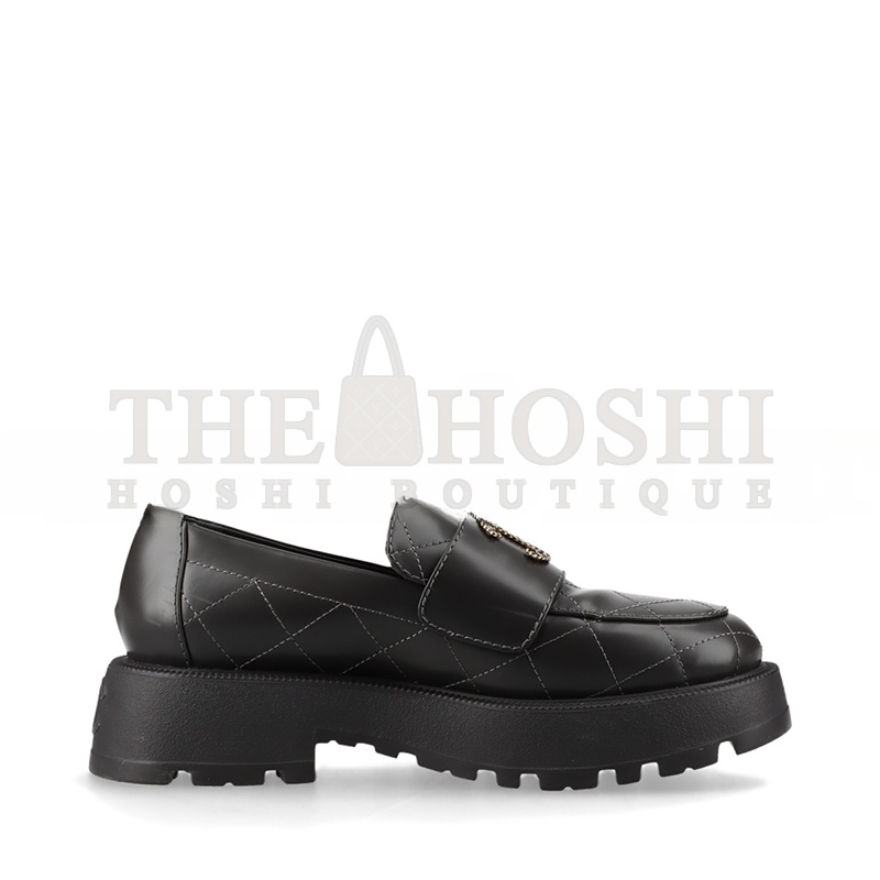 Ch**el COCO MARK MATELASSE 24B LEATHER LOAFER G45921 Master Quality