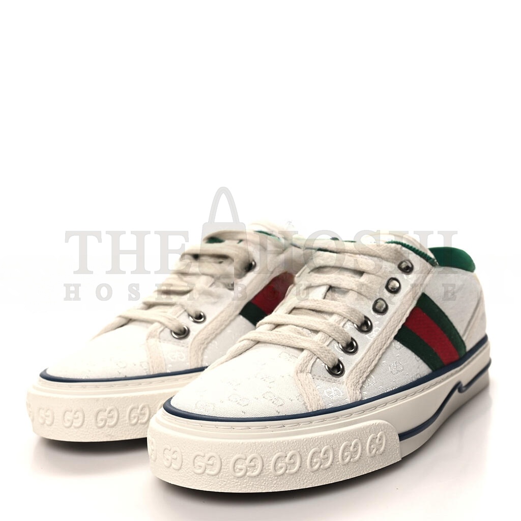 Gvc*1 JACQUARD MINI GG MONOGRAM WEB WOMENS 1977 TENNIS SNEAKERS Master Quality